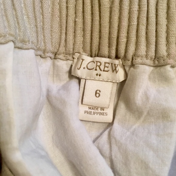 J.Crew beige linen mini skirt - Picture 7 of 7